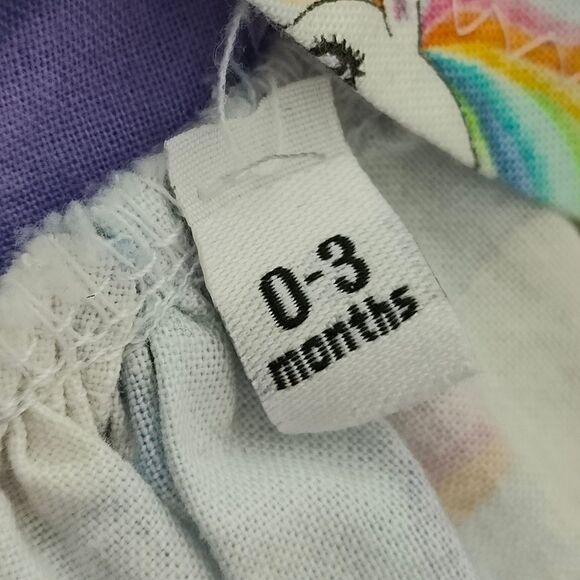 2 Lil Buggs Handmade Unicorn Baby Dress - Picture 13 of 14